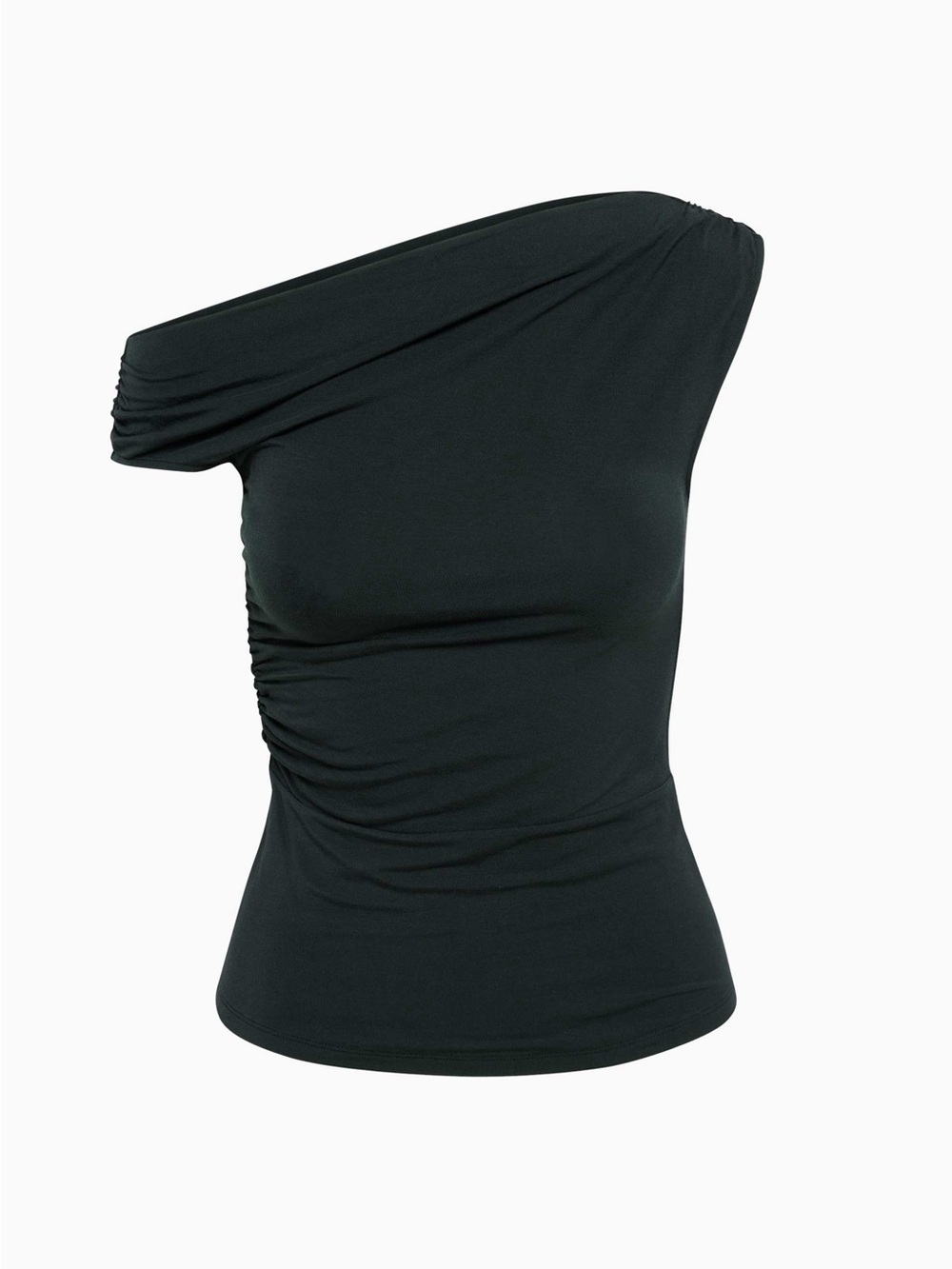 Aritzia Babaton Smooth Matter Gallery Off the Shoulder Top Black NEW